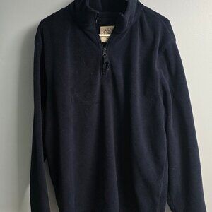 St John's Bay L Navy 1/4 Zip
